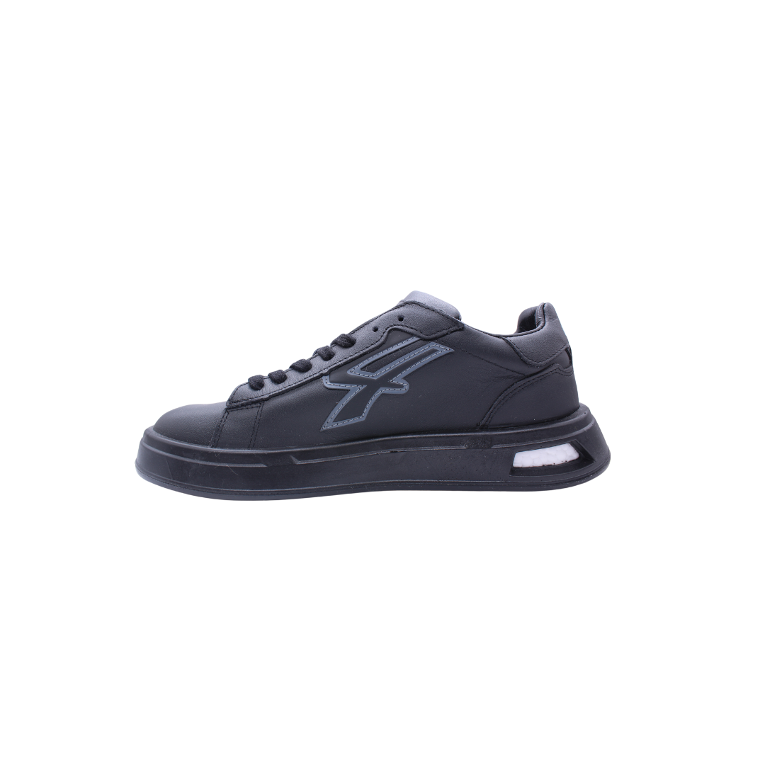 SNEAKER BARRY OB SR - interno in pelle - NERO